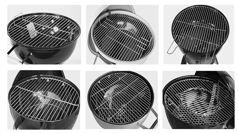 round charcoal bbq kettle grill