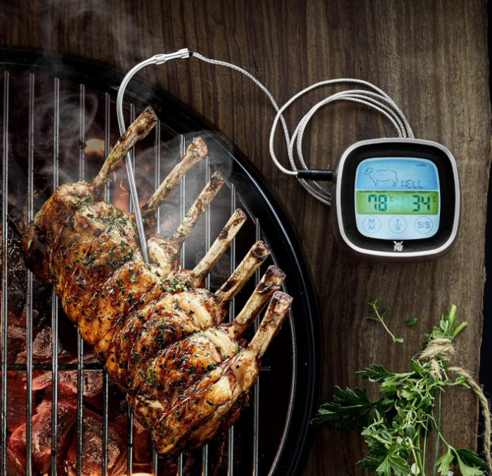 Thermomètre aimenter Digital Tactile avec Sonde – BBQ & Four – Écran Couleur + Minuteur – Image 5